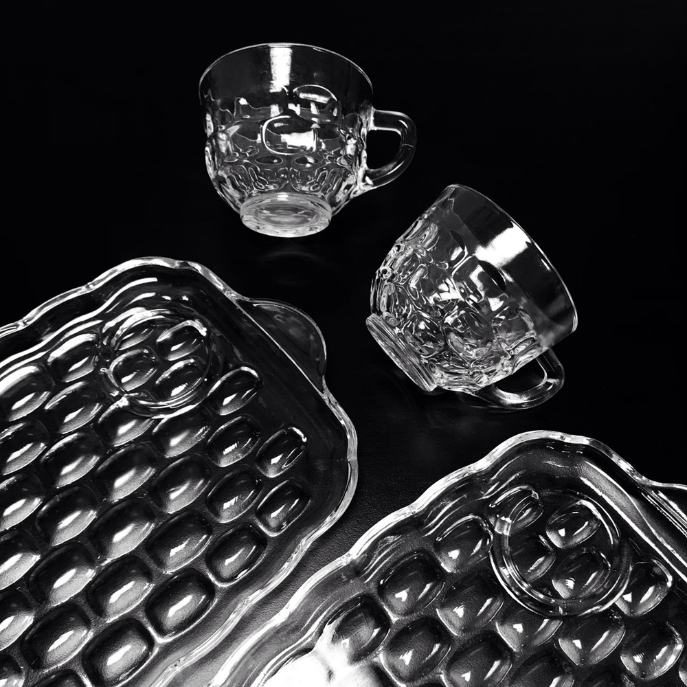 Yorktown Snack Set Glassware